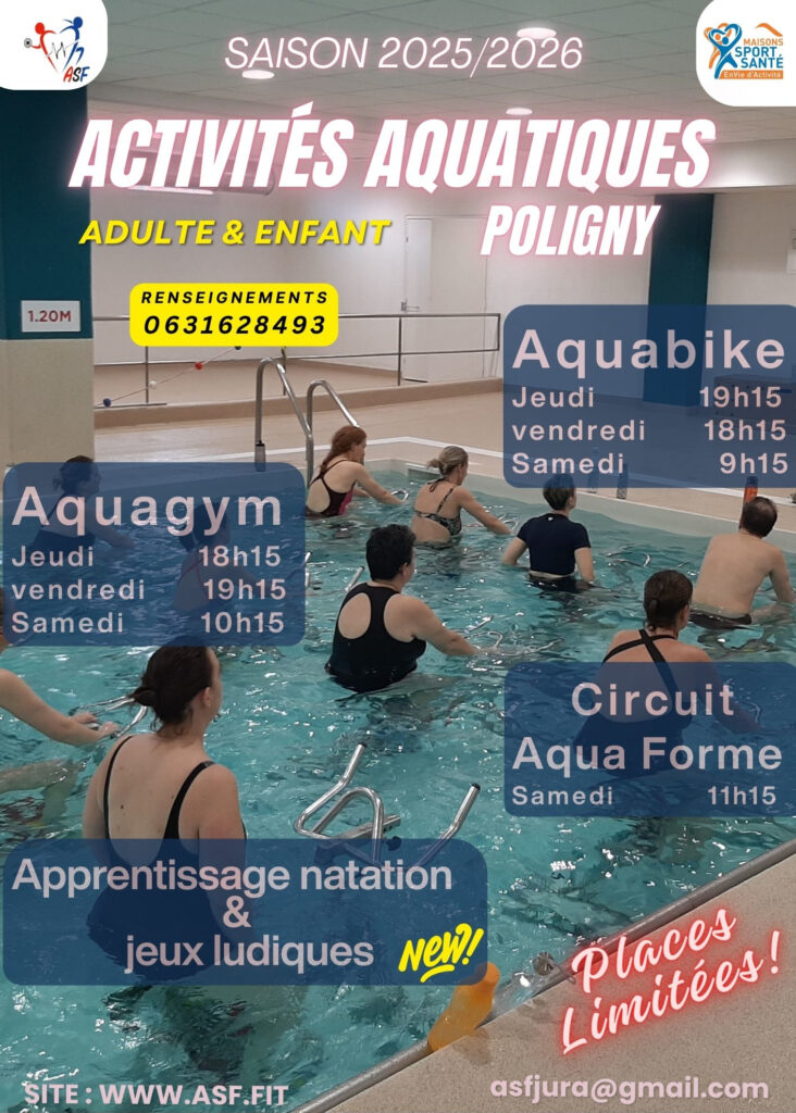 activités aquatiques 2025-2026